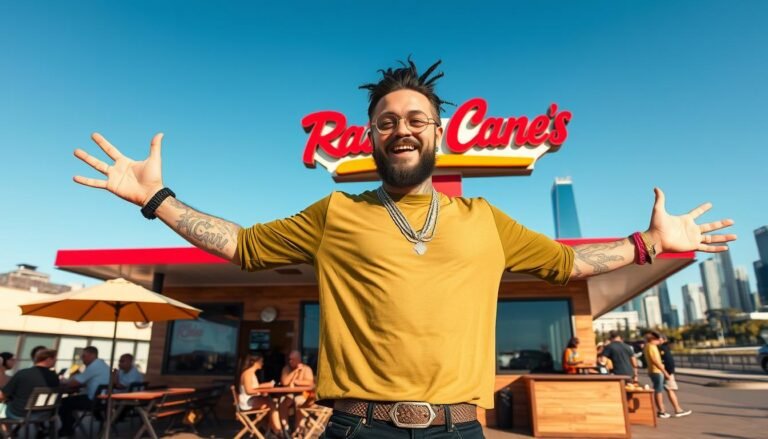 Post Malone Raising Cane's Dallas