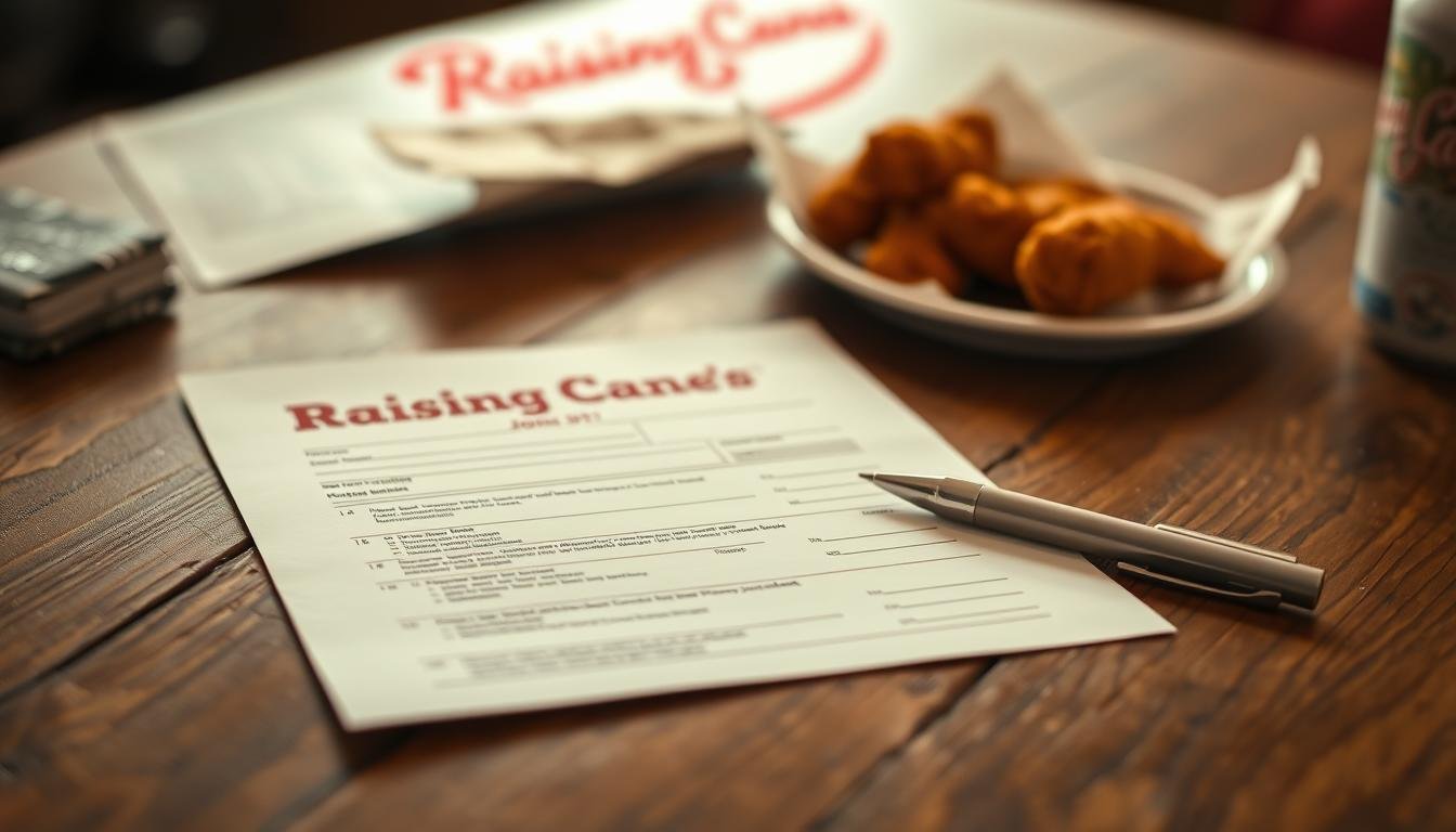 Raising Cane's Application