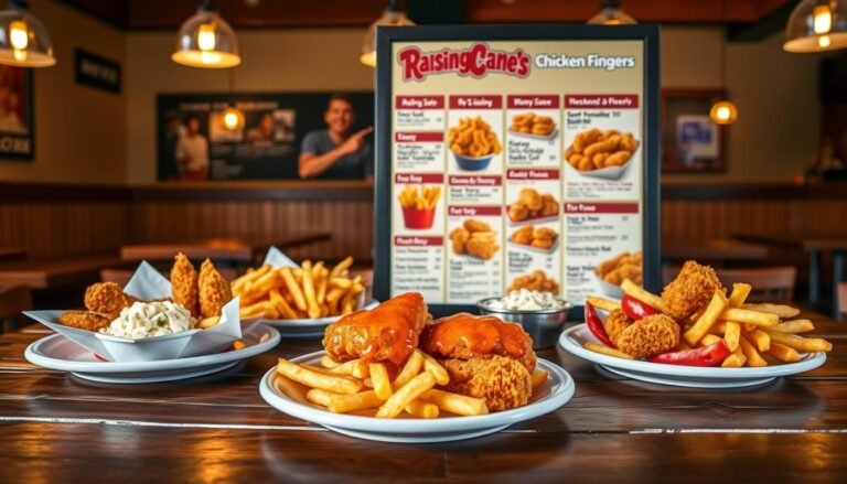 Raising Cane's Chicken Fingers Menu
