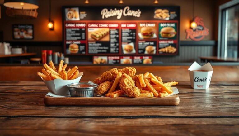 Raising Cane's Menu